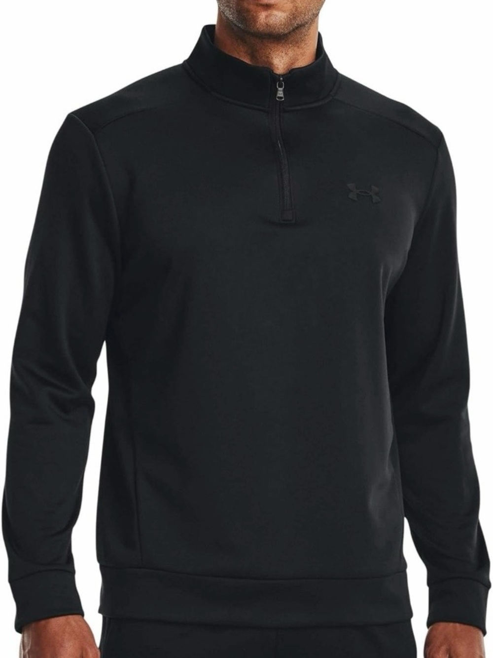 Under Armour Mens Black Quarter-Zip